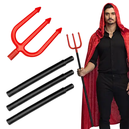 Tridente del Diavolo 112 cm – Accessorio per costumi di Halloween