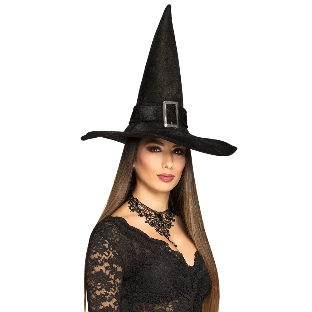 Cappello da strega a punta nero – Costume di Halloween