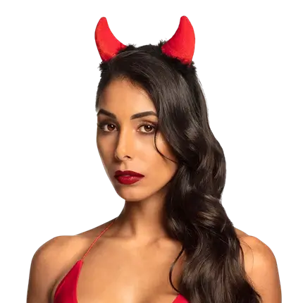 Fascia per capelli “Corna del diavolo” – Accessorio di Halloween