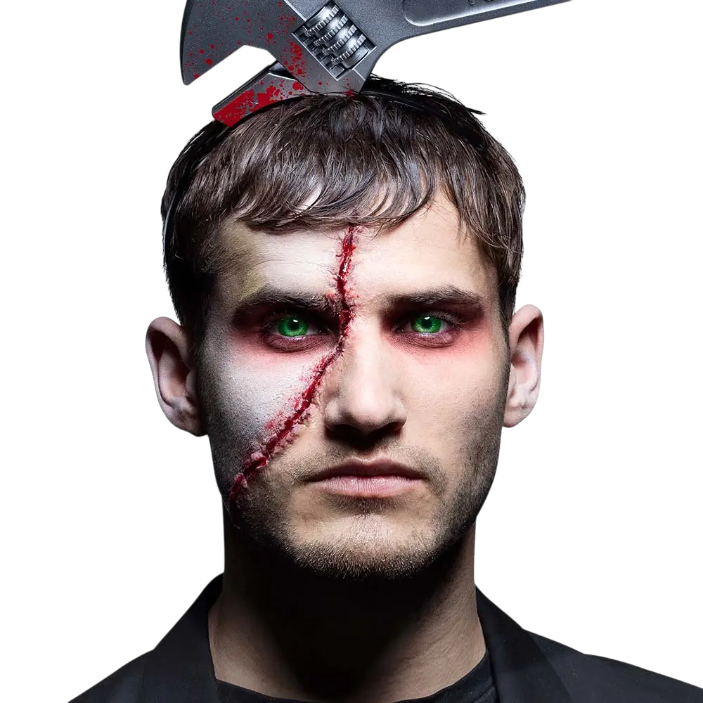 Lenti a contatto verdi da zombie – Lenti a contatto per Halloween