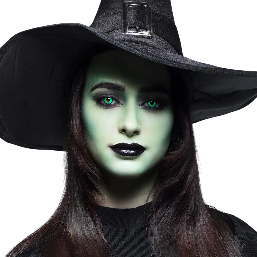 Lenti a contatto verdi "Strega" – Lenti a contatto di Halloween