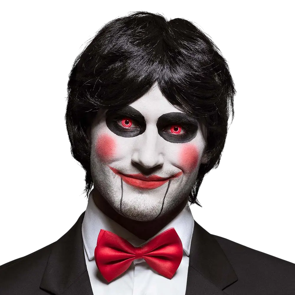 Lenti a contatto Spirale rosse e bianche – Lenti a contatto di Halloween