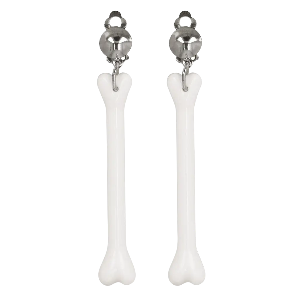 Orecchini pendenti a forma di osso – Donna delle caverne