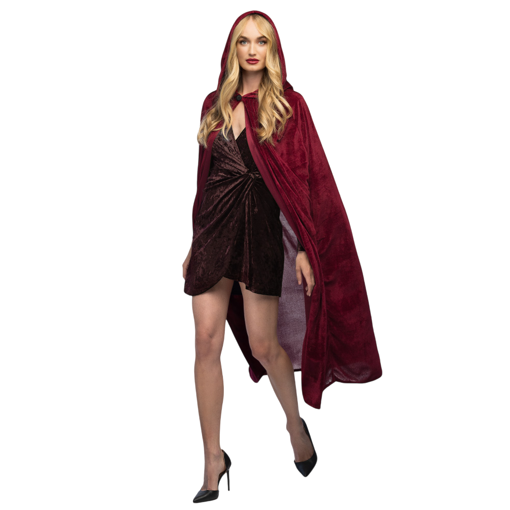 Cappotto rosso Bordeaux 170 cm – Costume di Halloween