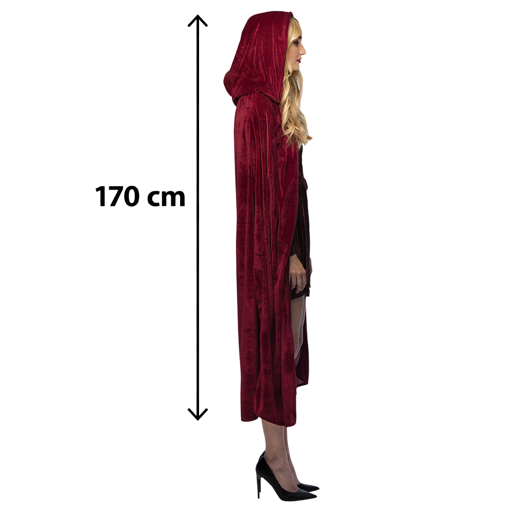 Cappotto rosso Bordeaux 170 cm – Costume di Halloween