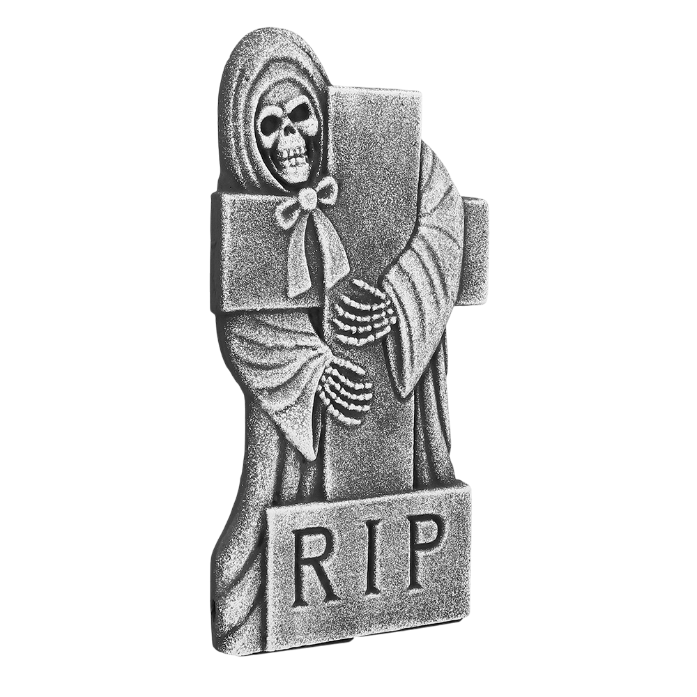 Set di 4 lapidi RIP 41 x 20 cm – Decorazioni di Halloween