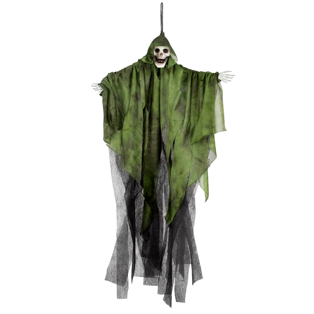 Fantasma con teschio da appendere, 65 cm – Decorazione di Halloween