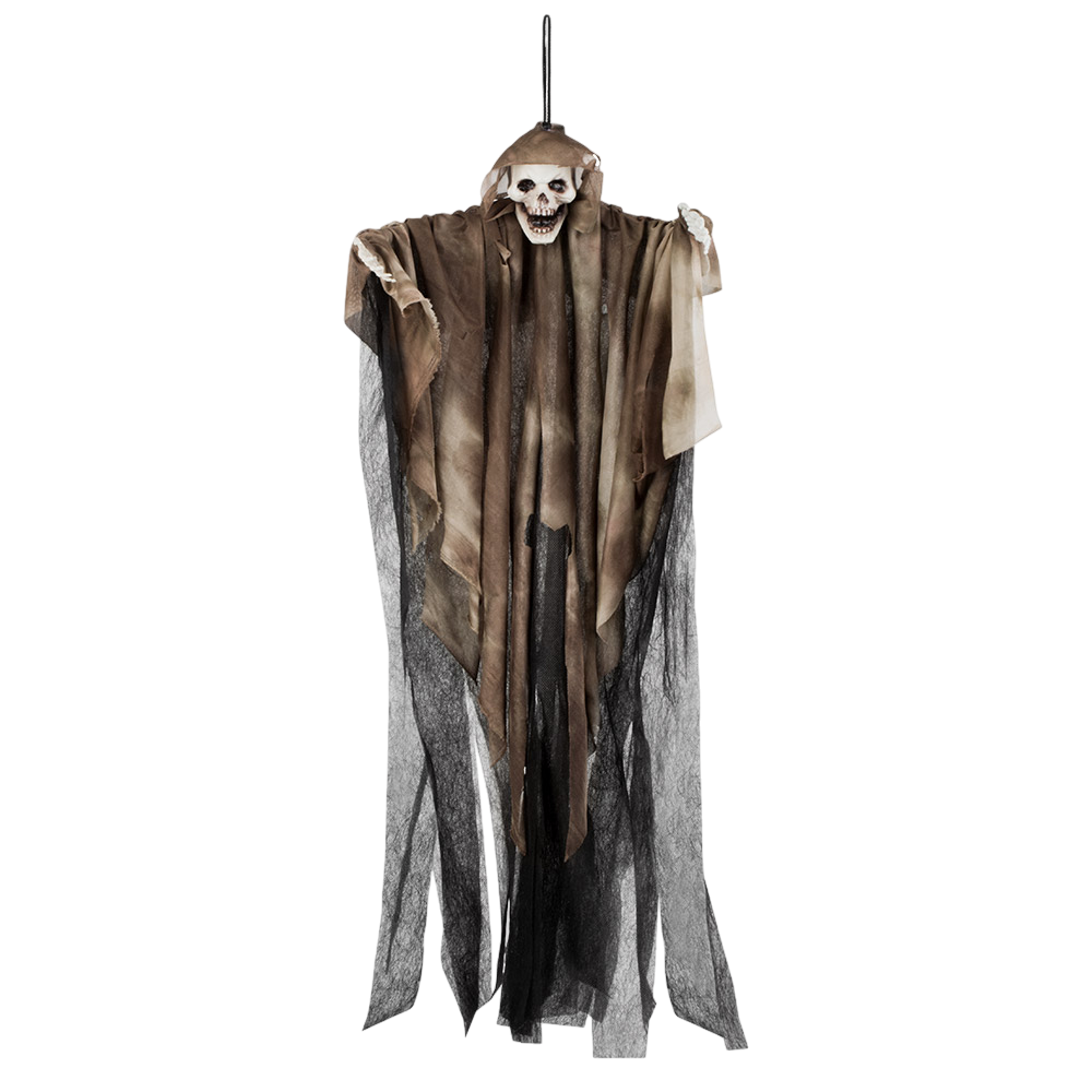 Fantasma con teschio da appendere, 65 cm – Decorazione di Halloween