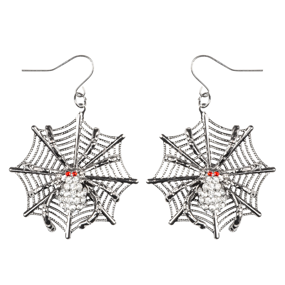 Orecchini a forma di ragno – Accessorio di Halloween