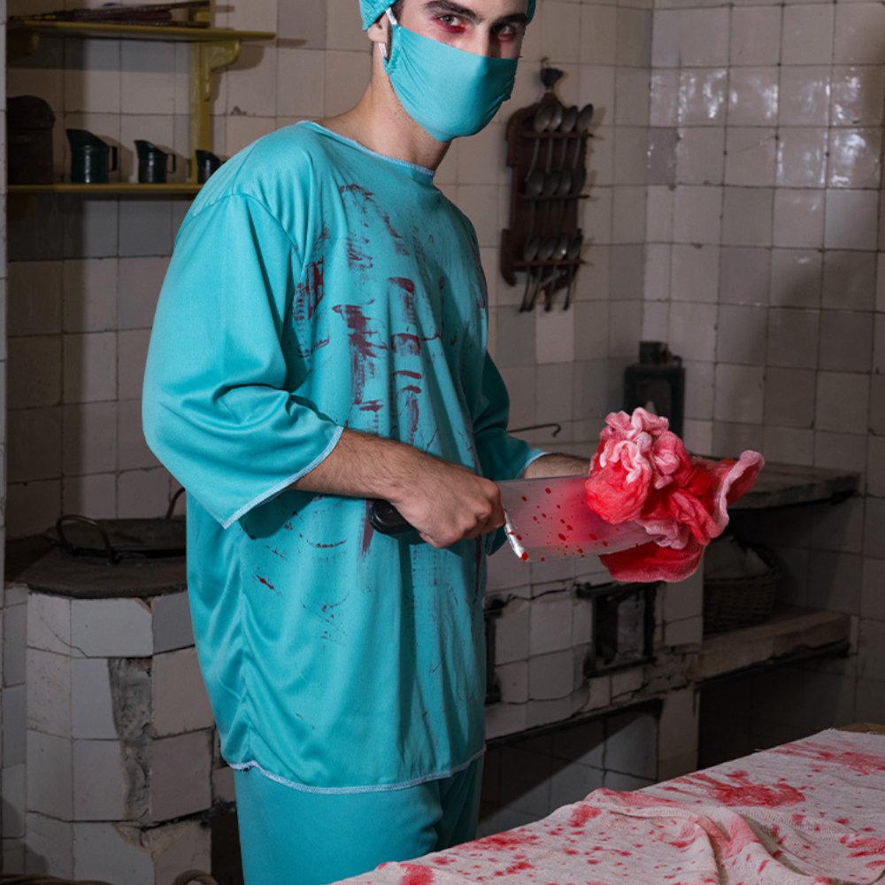 Tovaglia insanguinata con tracce di sangue 150 x 180 cm – Halloween