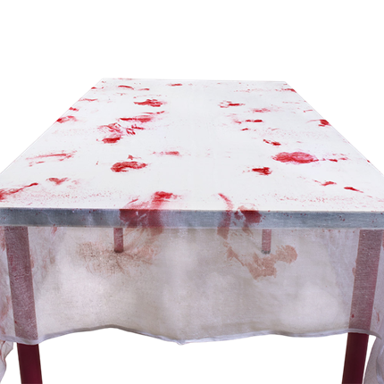 Tovaglia insanguinata con tracce di sangue 150 x 180 cm – Halloween