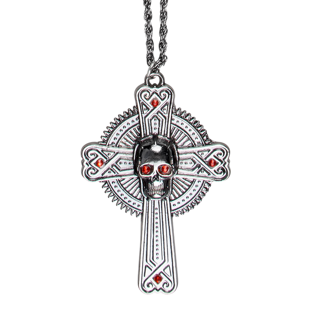 Collana con teschio e ossa – Gioiello di Halloween