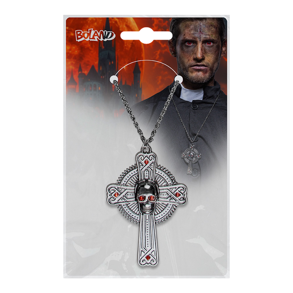 Collana con teschio e ossa – Gioiello di Halloween