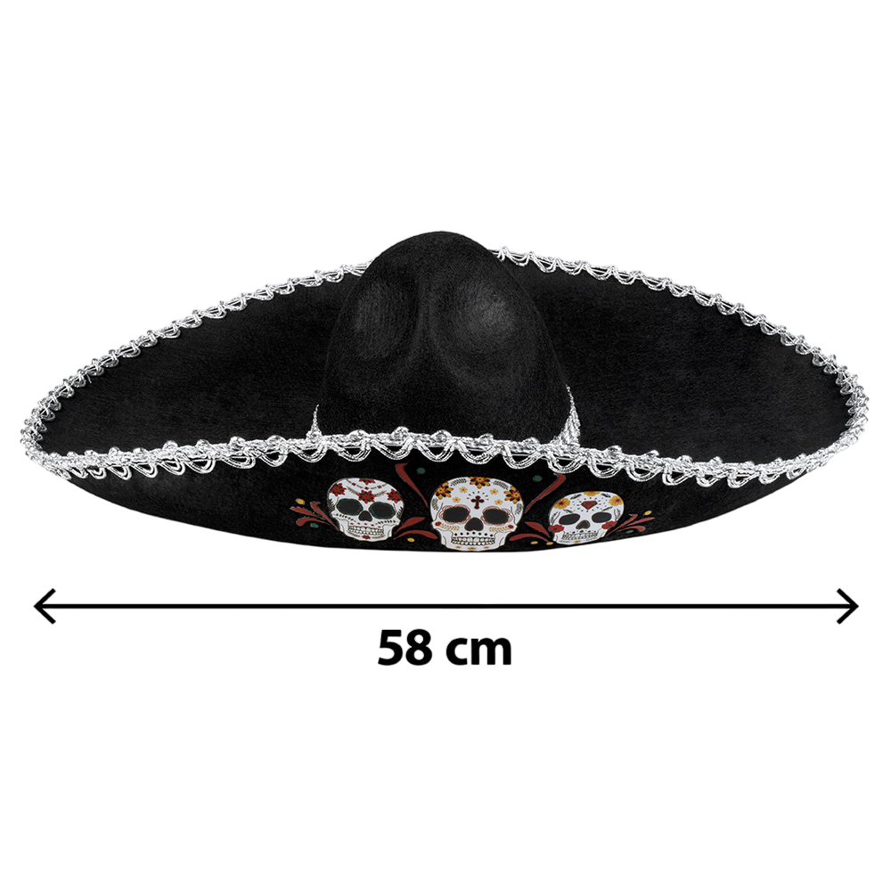 Sombrero con teschio, Dia de los Muertos – Giorno dei Morti