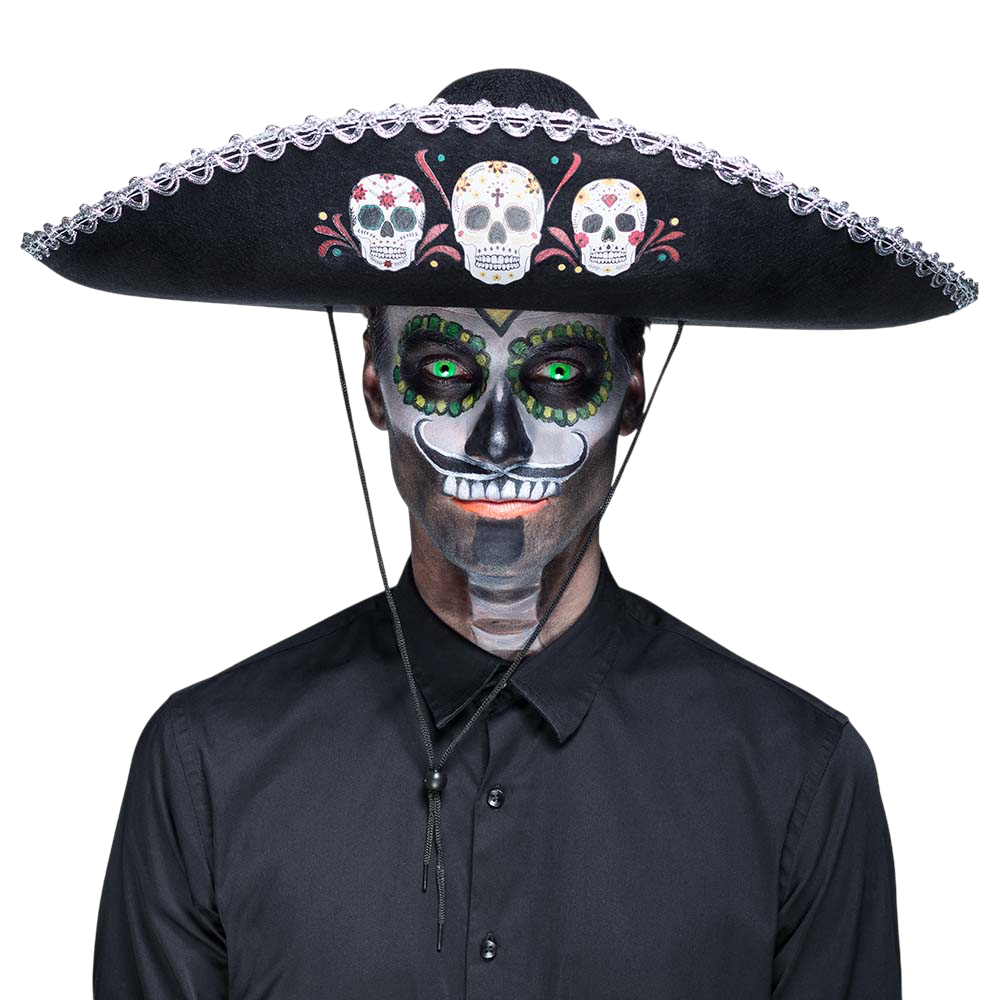 Sombrero con teschio, Dia de los Muertos – Giorno dei Morti