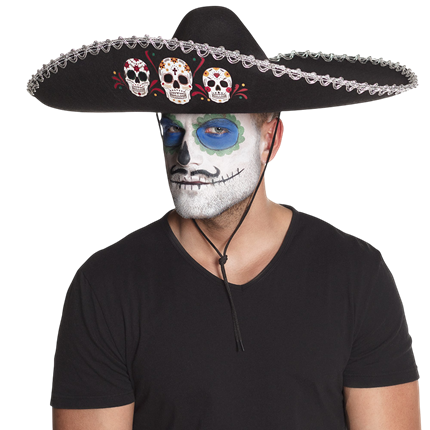 Sombrero con teschio, Dia de los Muertos – Giorno dei Morti
