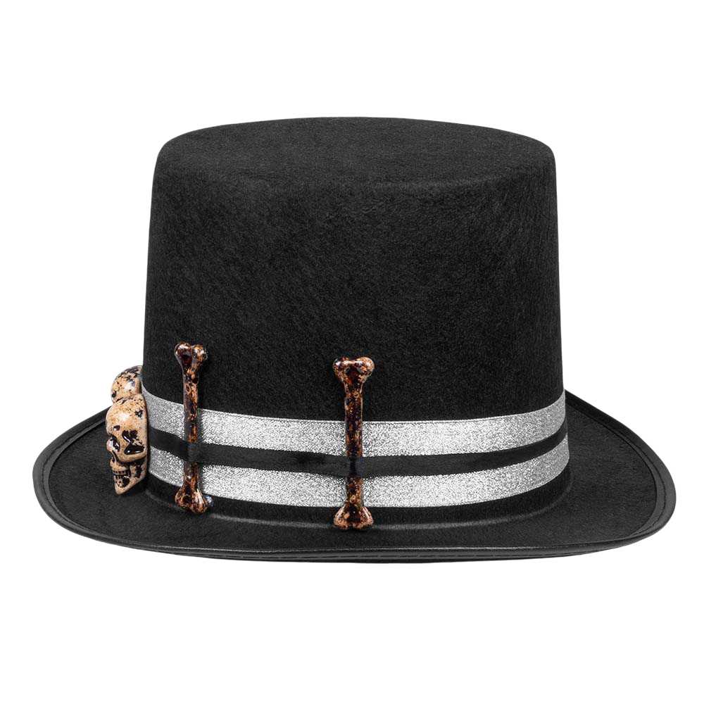 Cappello da Maestro di Halloween con teschio – Costume