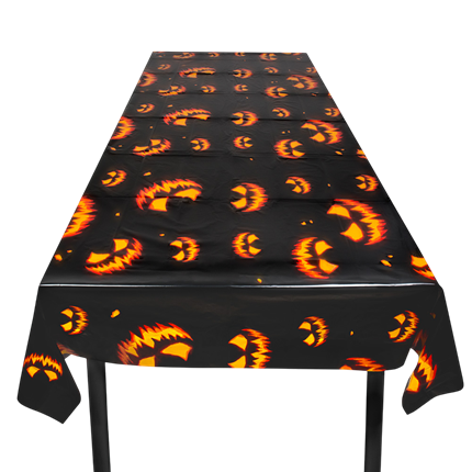 Tovaglia “Zucca spaventosa” 120 x 180 cm – Decorazioni di Halloween