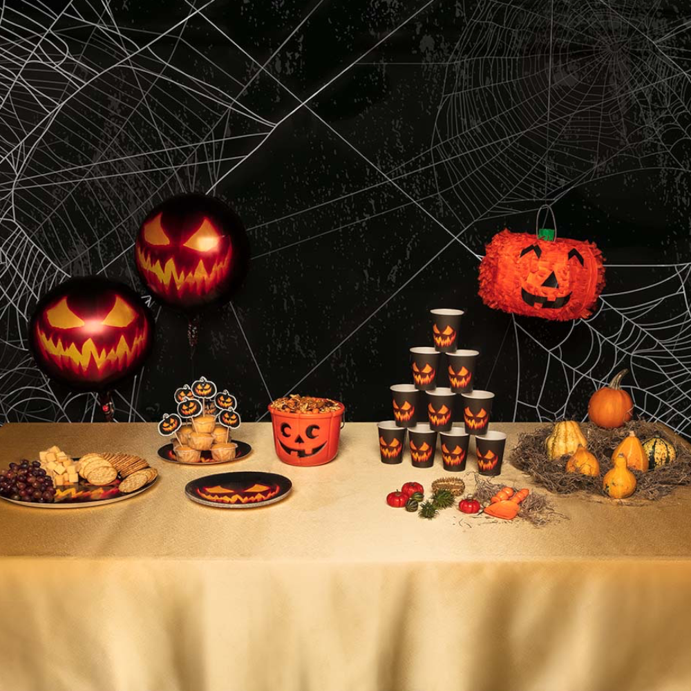 Confezione da 10 bicchieri “Zucca spaventosa” da 25 cl – Halloween
