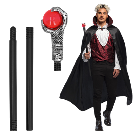 Scettro da vampiro 78 cm – Accessorio per costume di Halloween