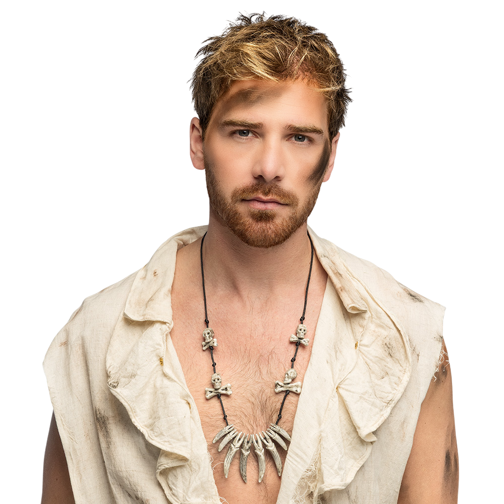 Collana con lama e teschio – Gioiello di Halloween