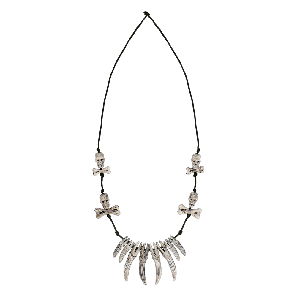 Collana con lama e teschio – Gioiello di Halloween