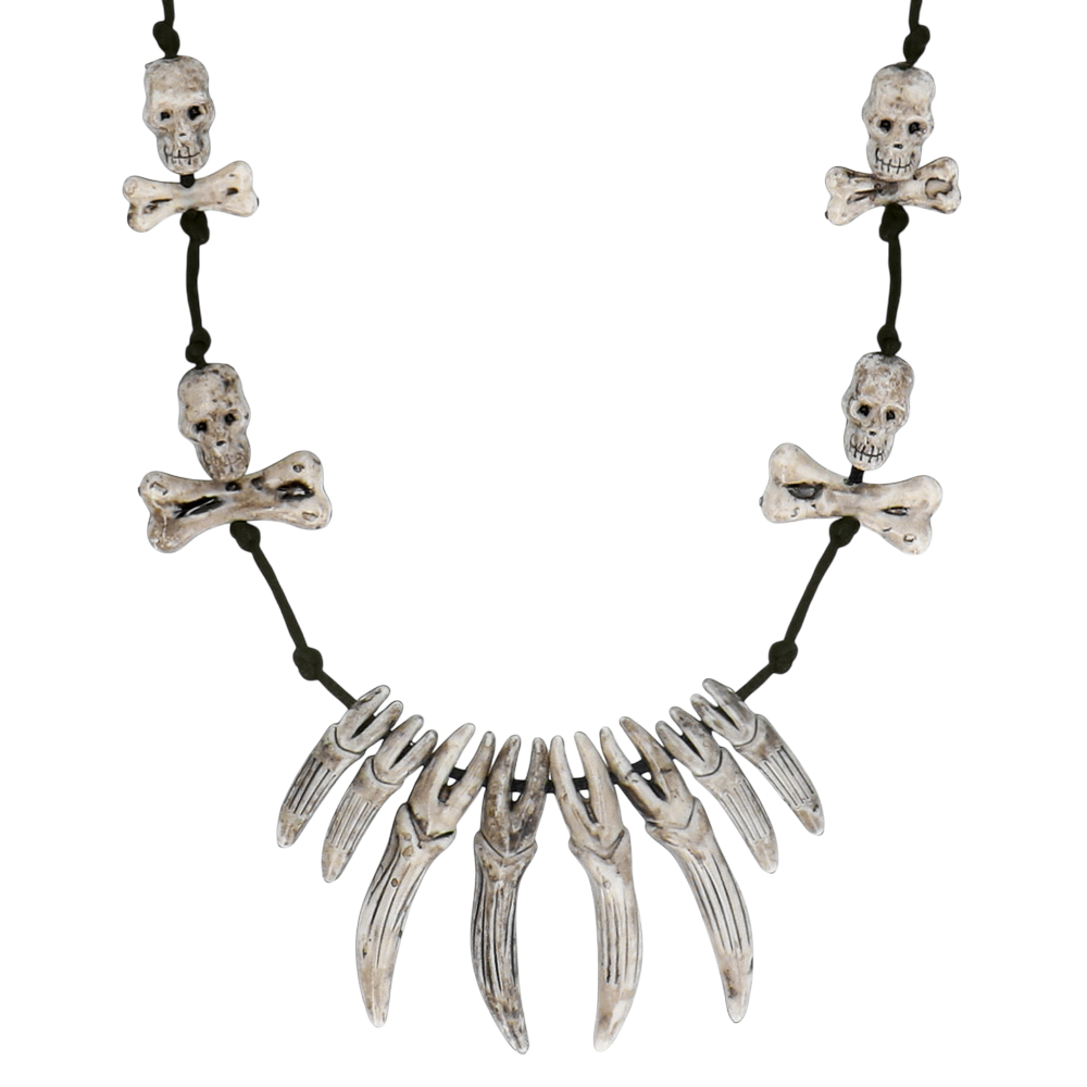 Collana con lama e teschio – Gioiello di Halloween