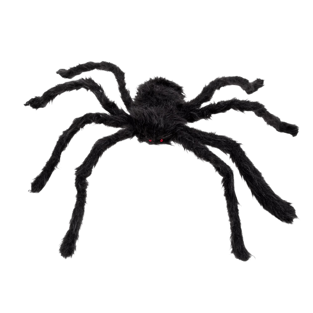 Ragno gigante peloso 50 x 65 cm – Decorazione di Halloween