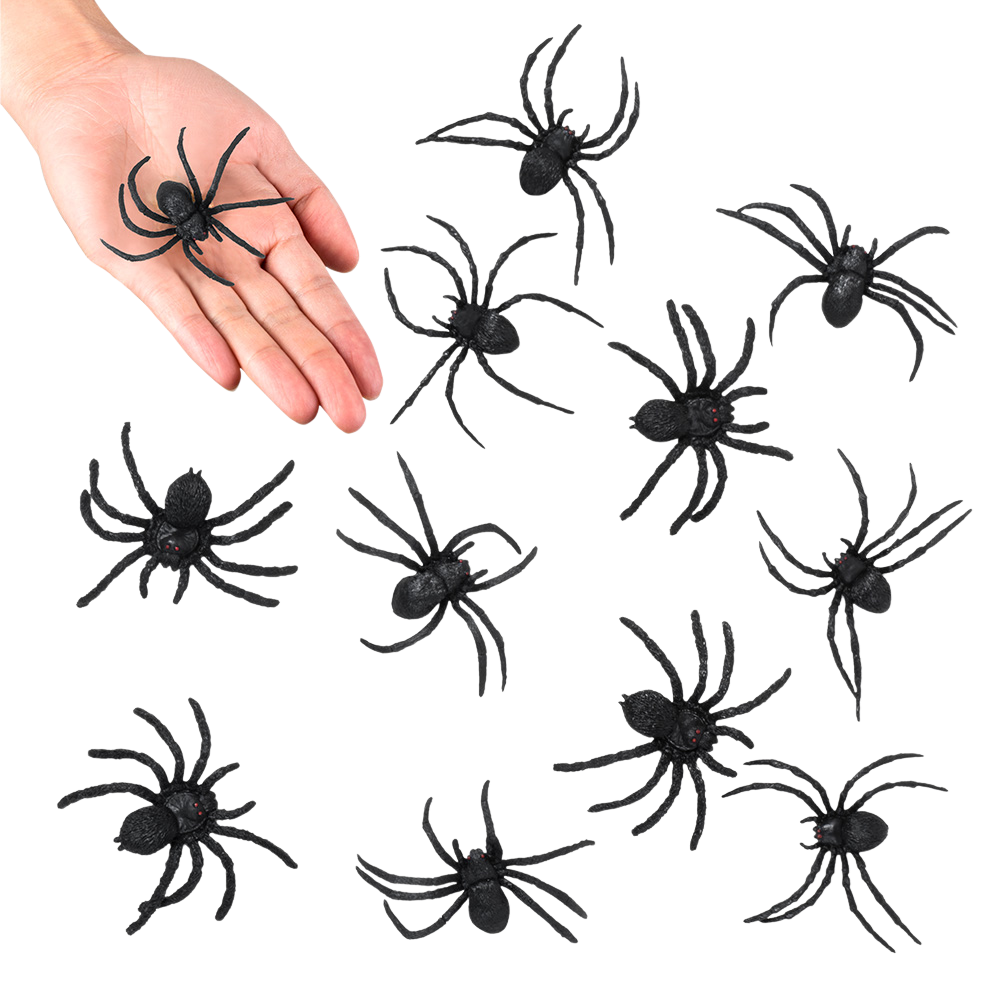 Set di 12 ragni 5 x 6 cm – Decorazioni di Halloween