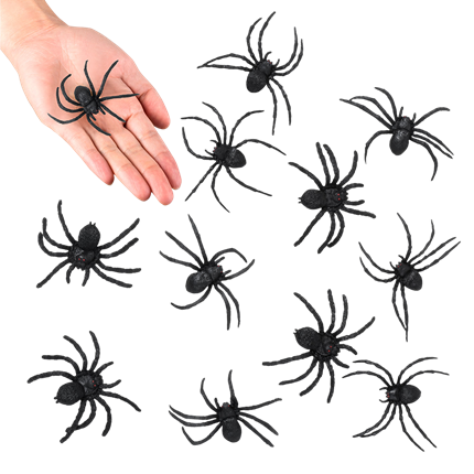 Set di 12 ragni 5 x 6 cm – Decorazioni di Halloween