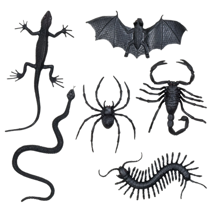 Set di 6 creature spaventose – Decorazioni di Halloween