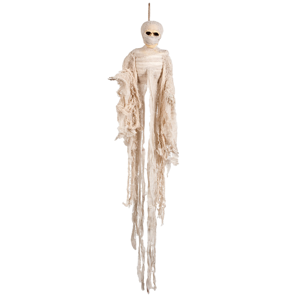 Mummia scheletrica da appendere, 100 cm – Decorazione di Halloween