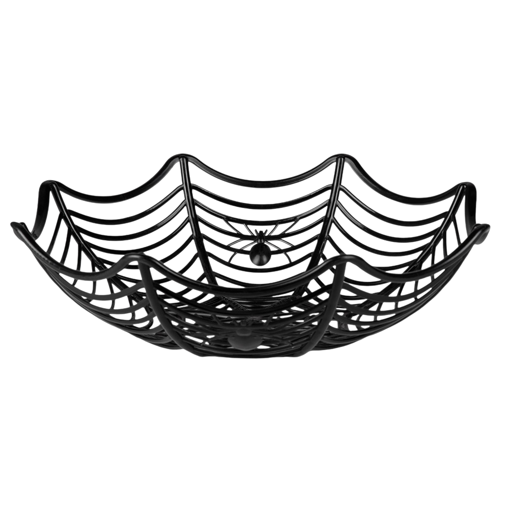 Cestino “Ragnatela” 27 cm – Decorazioni di Halloween