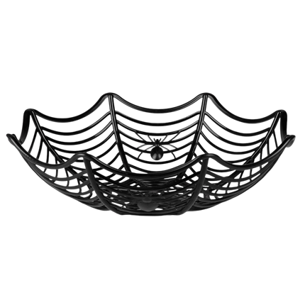 Cestino “Ragnatela” 27 cm – Decorazioni di Halloween