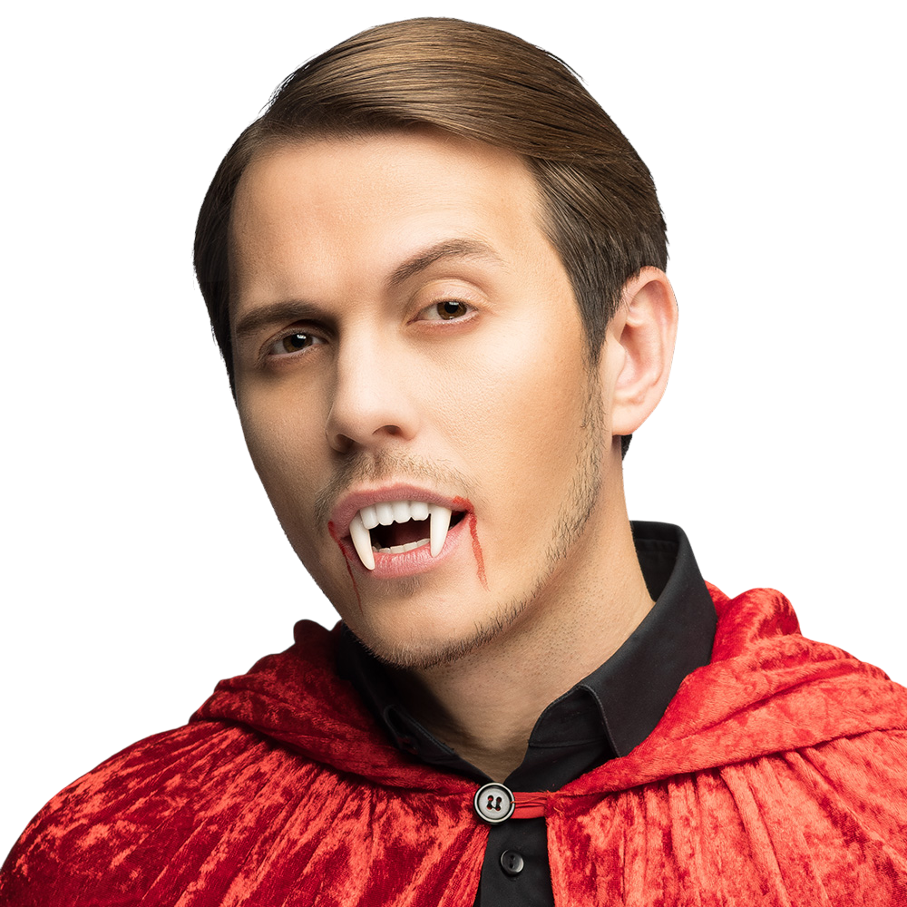 Denti da vampiro – Accessorio per costumi di Halloween