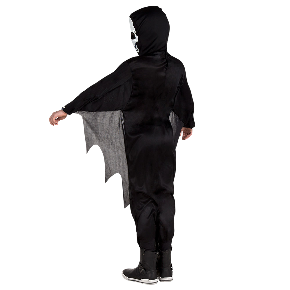 Costume da scheletro spaventoso per bambini dai 7 ai 9 anni – Halloween