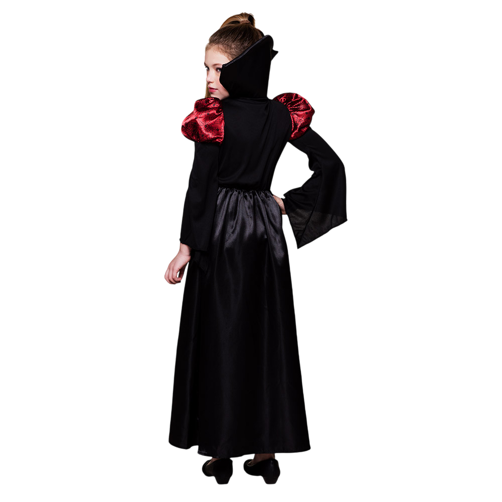 Costume da regina vampira per bambina 4-6 anni – Halloween