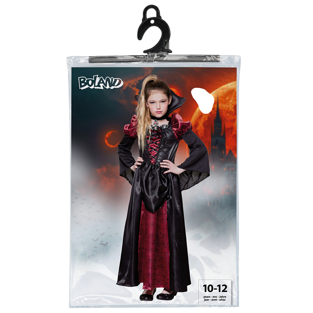 Costume da regina vampira per bambina dai 10 ai 12 anni – Halloween