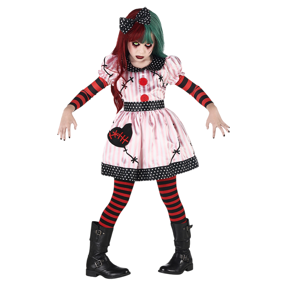 Costume da bambola posseduta per bambine dai 10 ai 12 anni – Halloween
