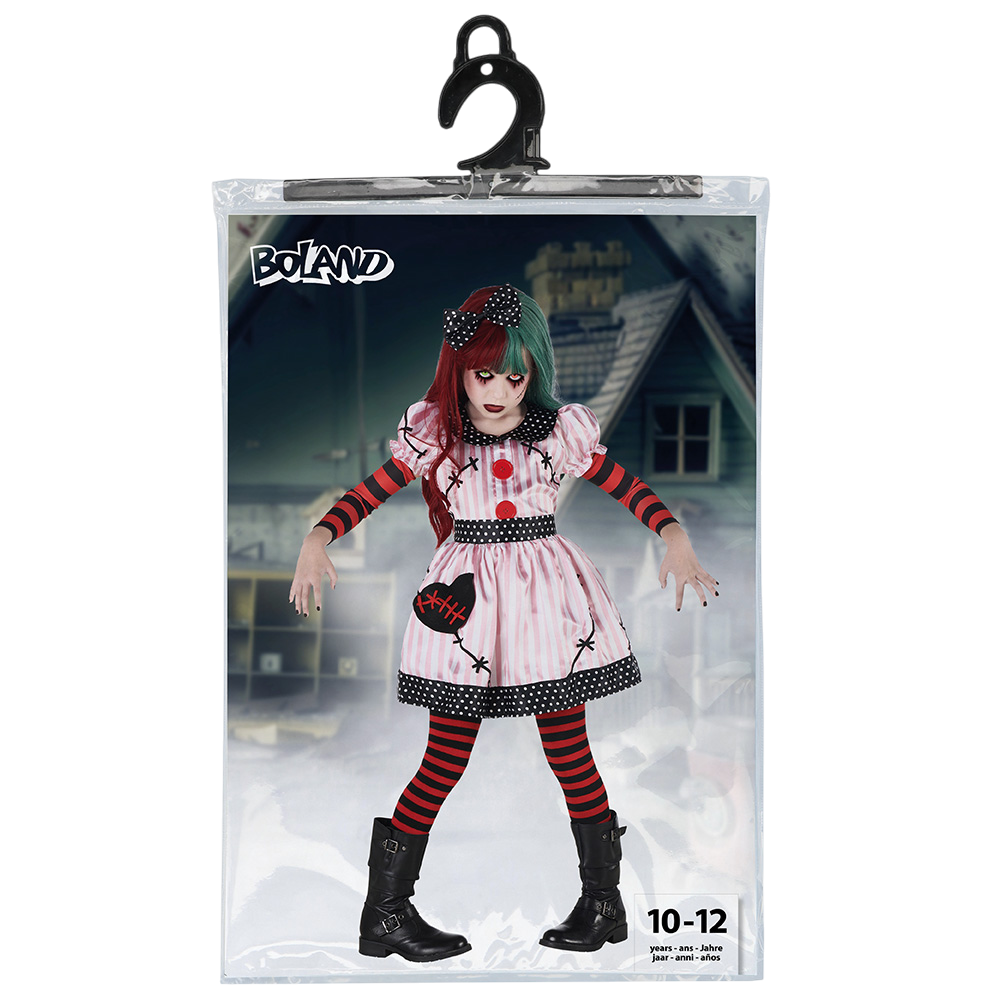 Costume da bambola posseduta per bambine dai 10 ai 12 anni – Halloween