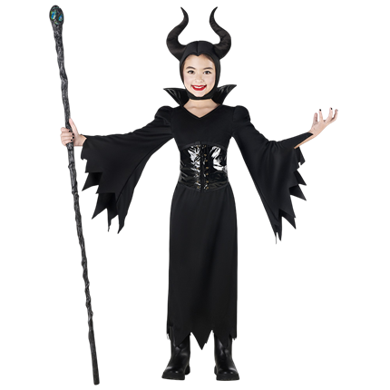 Costume da Regina Cattiva per bambine dai 10 ai 12 anni – Halloween