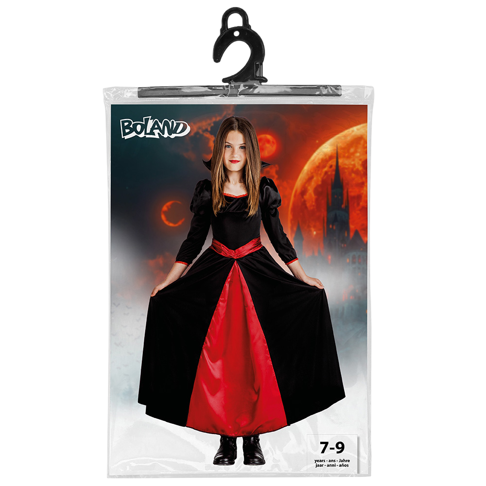Costume da vampira per bambina dai 7 ai 9 anni – Halloween