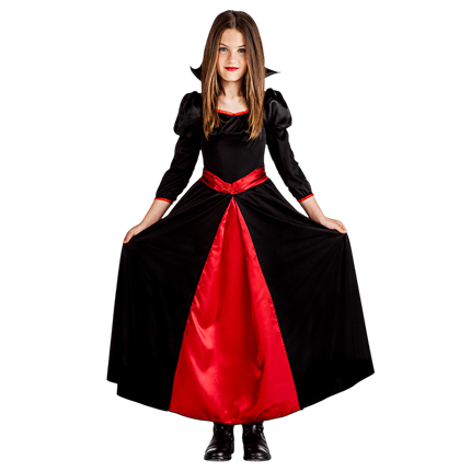 Costume da vampira per bambina dai 7 ai 9 anni – Halloween