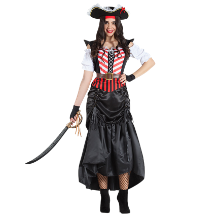 Costume da pirata da donna taglia M/L – Halloween