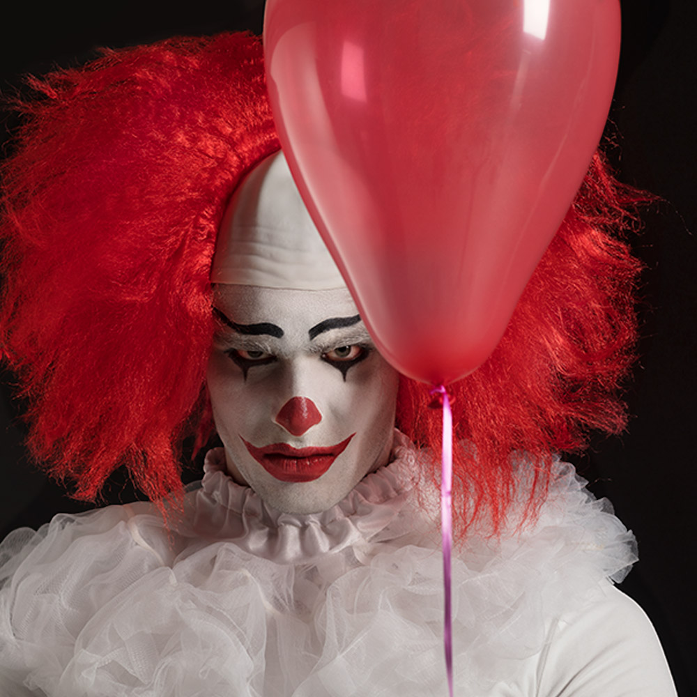 Parrucca da clown dell'orrore – Costume di Halloween