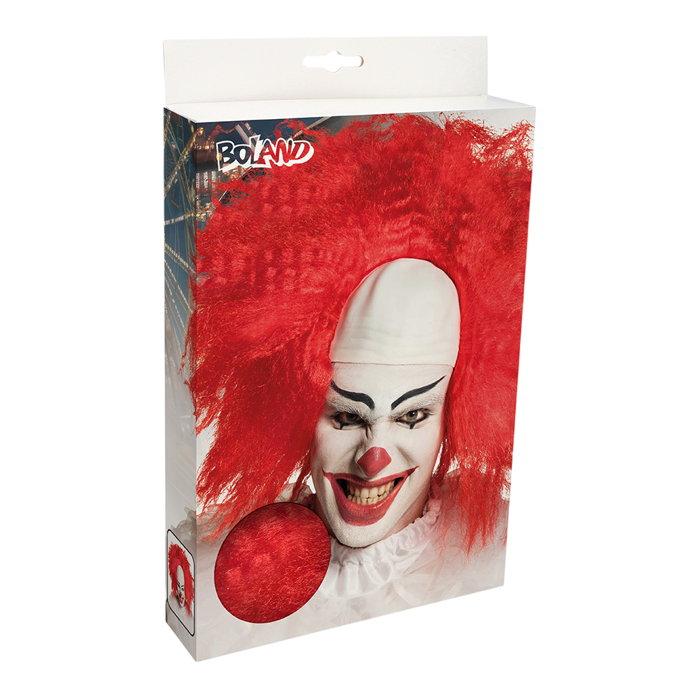 Parrucca da clown dell'orrore – Costume di Halloween