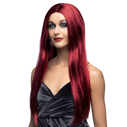 Parrucca da strega color mogano – Costume di Halloween