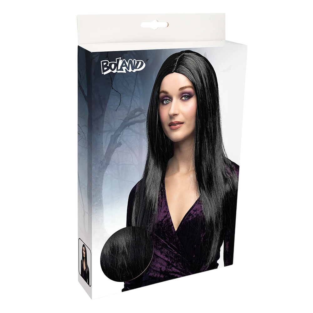 Parrucca da strega nera – Costume di Halloween