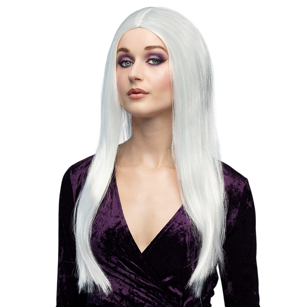 Parrucca da strega bianca – Costume di Halloween