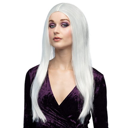 Parrucca da strega bianca – Costume di Halloween
